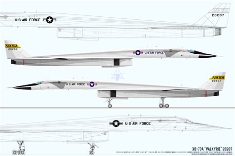 Über Detail: XB-70A Valkyrie 20207 Illustration | Behance