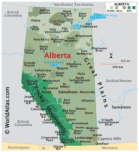 Map Of Alberta Canada With Cities And Towns – Get Map Update