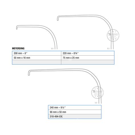 Meyerding Retractor 200 mm Stainless Steel - Jalal Surgical