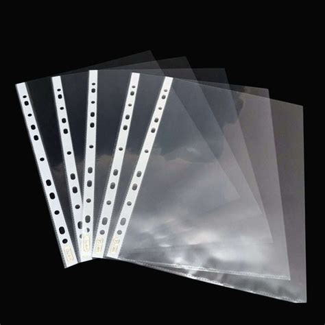 Paper Protector Sheet A4 size Clear PP Document Protector Sleeves ...