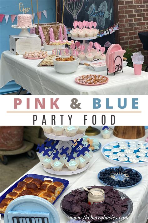 Ultimate List of Pink and Blue Party Food Ideas — The Berry Basics