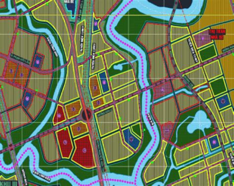 Map of General planning of Nha Be District, Ho Chi Minh City [7 ...