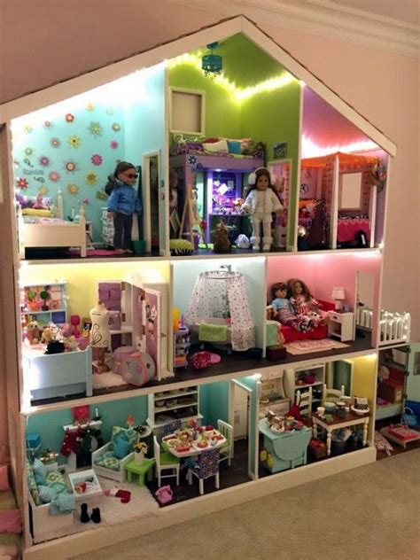 40 Realistic Dollhouse Installations | American girl doll house ...