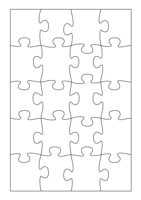 Printable Interlocking Puzzle Pieces - Printable Crossword Puzzles