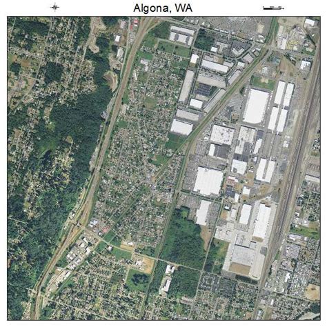 Aerial Photography Map of Algona, WA Washington