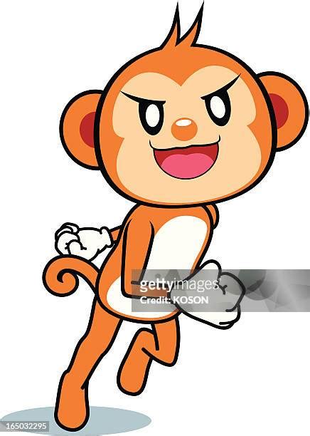 33 Monkey Running Cartoon Stock Photos, High-Res Pictures, and Images ...