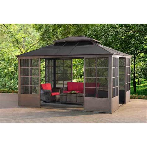 Sunjoy 12x14 Screen House Gazebo - Walmart.com - Walmart.com