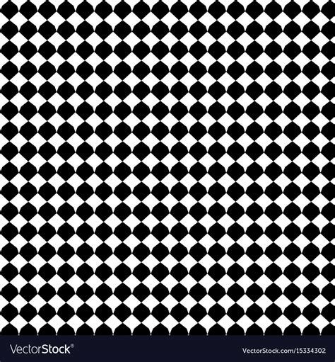 Black geometric seamless pattern background Vector Image