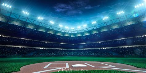 Stadium at Night Wallpaper Wall Mural by Magic Murals