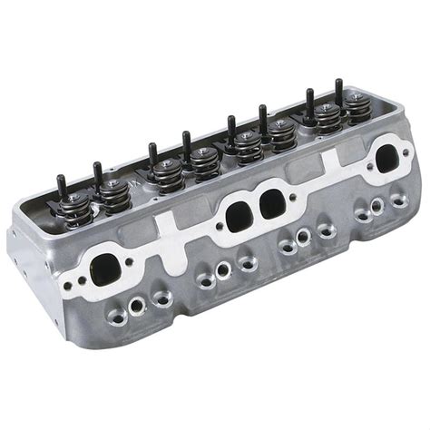 Summit Racing® 64cc Aluminum Cylinder Heads for Small Chevy SUM-162111 ...