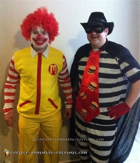 Ronald and the Hamburglar Couple Costume