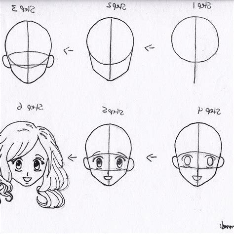 How To Draw Anime Beginners Step By Step Creative Art 7208 | The Best ...