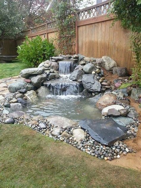 List Of Small Pond Ideas With Waterfall References