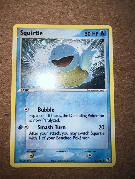 Pokemon Card Squirtle, Hobbies & Toys, Memorabilia & Collectibles ...