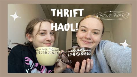 Thrift Haul! (+ Dollar Store) - YouTube