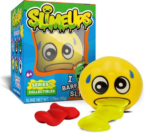 Amazon.com: Slime ups 3.2In Round Expression Stress Ball, Novelty ...