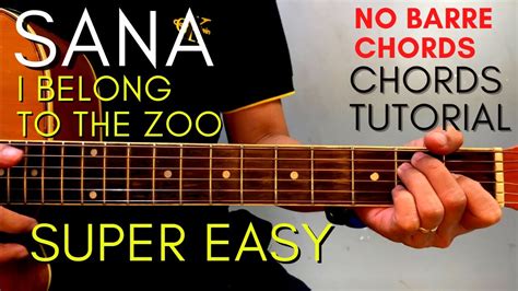 I Belong To The Zoo - SANA Guitar Chords Tutorial EASY TUTORIAL Acordes ...