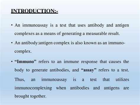 SOLUTION: Immunoassay types - Studypool