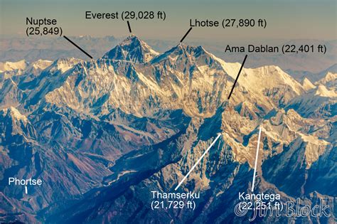 Himalayan Mountains of Nepal - Jim Block Photography