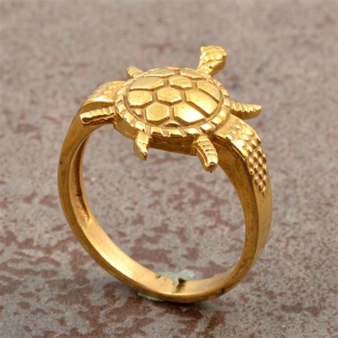 Turtle Ring - Etsy