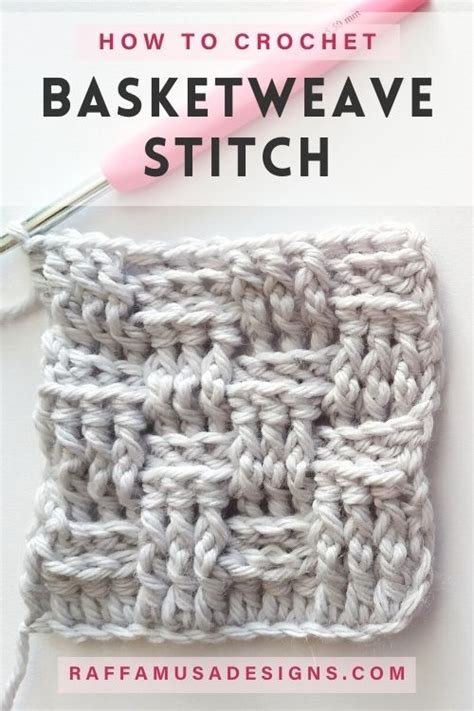 How to Crochet the Basketweave Stitch – Step-by-Step Tutorial