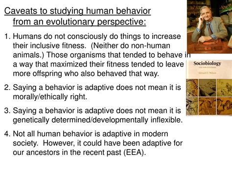 PPT - The evolution of human behavior PowerPoint Presentation, free ...