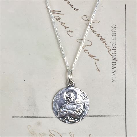 St Bruno Medal - Protection From Evil - Sterling Silver Antique Replica ...