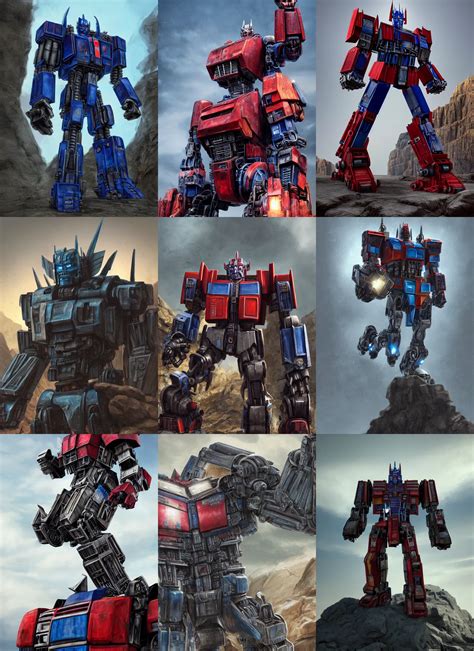 character portrait of optimus prime from transformers | Stable Diffusion