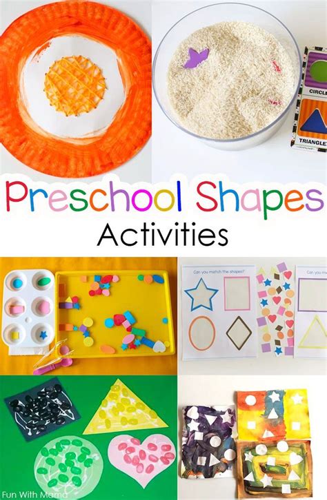 Divine Colors And Shapes Activities For Preschoolers Hung Around Crossword