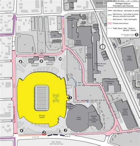 Road closures and parking restrictions return with U-M football season ...