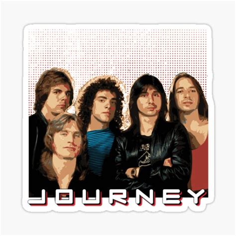 "Journey Band Rock Journey Band Rock - Journey Classic" Sticker for ...