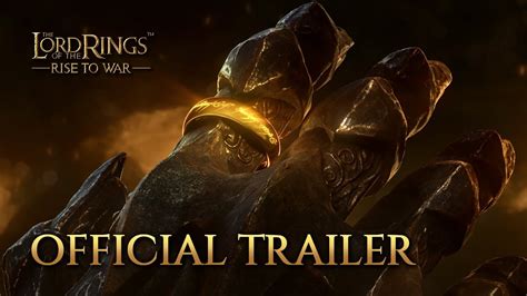 Official Trailer | The Lord of the Rings: Rise to War | Geo-strategic ...