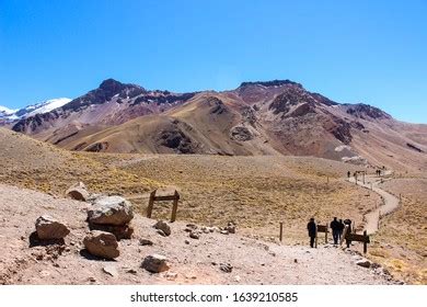 Aconcagua Peak Highest Mountain Argentina Andes Stock Photo 1639207087 ...