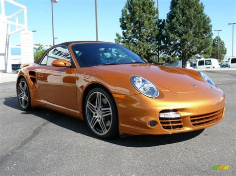 2009 Nordic Gold Metallic Porsche 911 Turbo Cabriolet #19349382 Photo ...