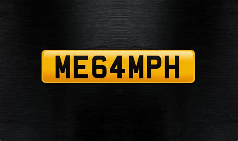 ME64MPH-number-plate - SuperCarPlates.com