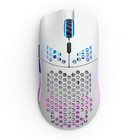 Glorious MODEL O WIRELESS RGB GAMING MOUSE - MATTE WHITE | Falcon Computers