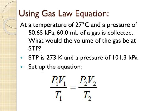 The Combined Gas Law Examples