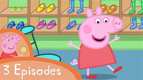 Peppa Pig - Shopping and new things (3 episodes) - YouTube