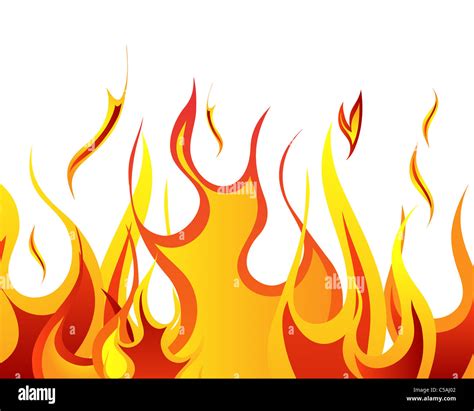 Inferno fire vector background for design use Stock Photo - Alamy