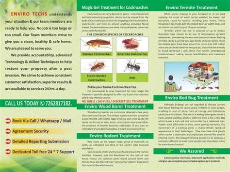 Roaches Pest Control Services, Enviro Techs Pest Control ...