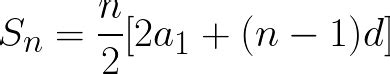 Arithmetic series (given initial term,common difference,arithmetic ...