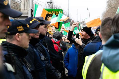 Dublin city protests see 11 arrested as hundreds take to streets in ...