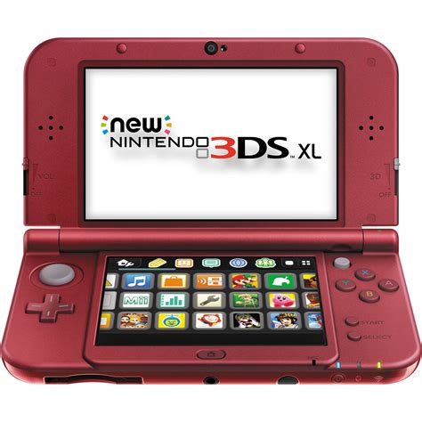 Nintendo 3DS XL Handheld Gaming System REDSRAAA B&H Photo Video