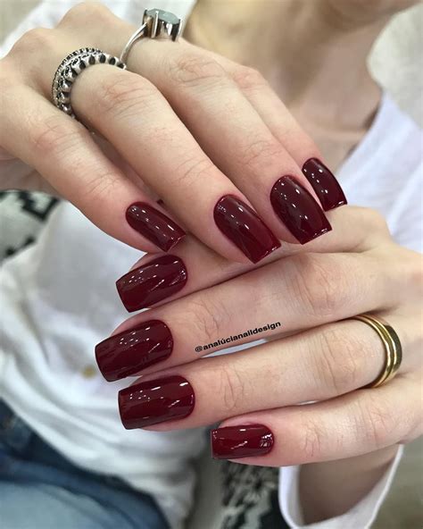 Burgundy Nails, Nail polish, Nail art | Burgundy Nails | Artificial ...