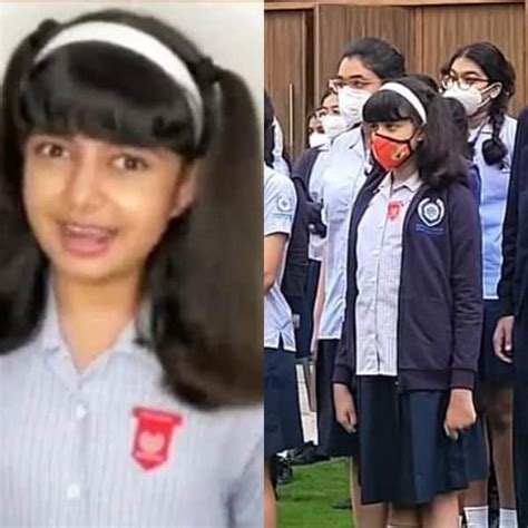 Aaradhya Bachchan's UNSEEN pic in school uniform is just too cute to ...