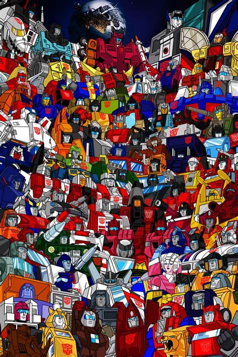 2D Artwork: G1 Autobots Roster Poster - TFW2005 - The 2005 Boards ...