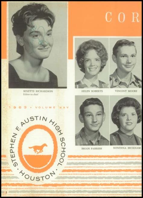 Explore 1963 Stephen F. Austin High School Yearbook, Houston TX ...