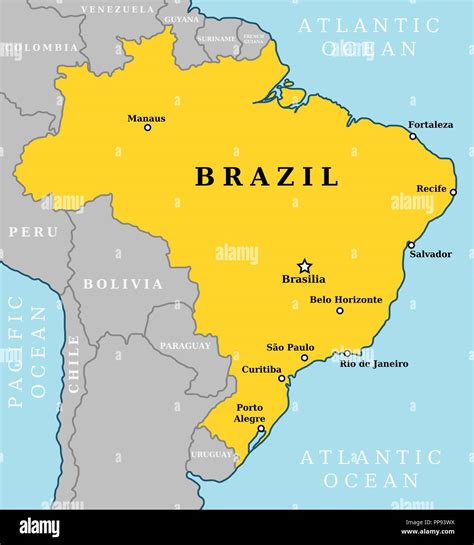 Large Map Of Brazil