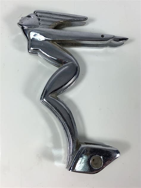 1934 35 36 Hudson Terraplane Vintage Chrome Hood Ornament Art Deco Car ...