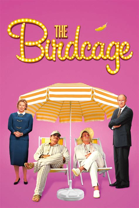 The Birdcage Movie Poster - Robin Williams, Gene Hackman, Nathan Lane ...